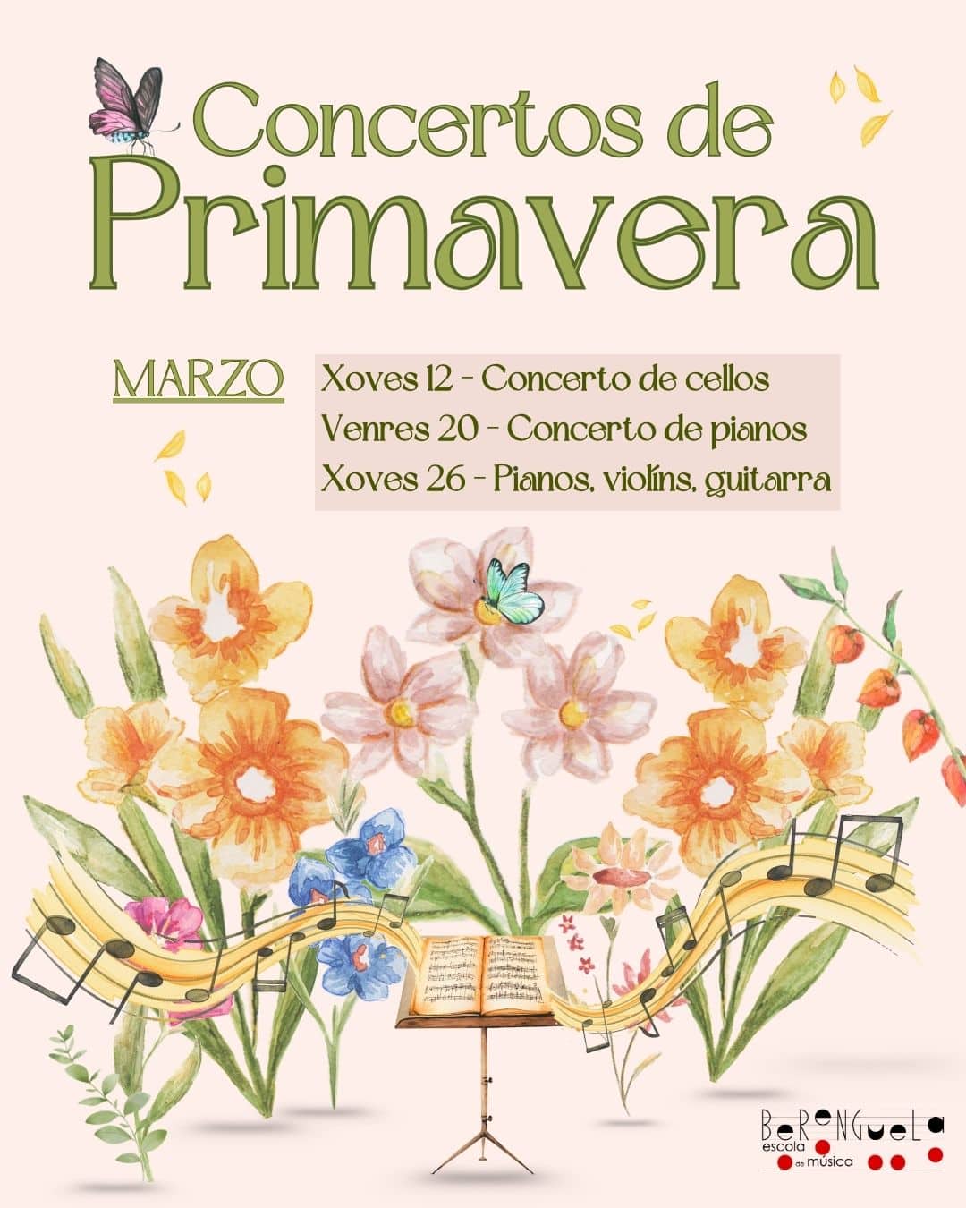 CONCERTOS DE PRIMAVERA - MARZO