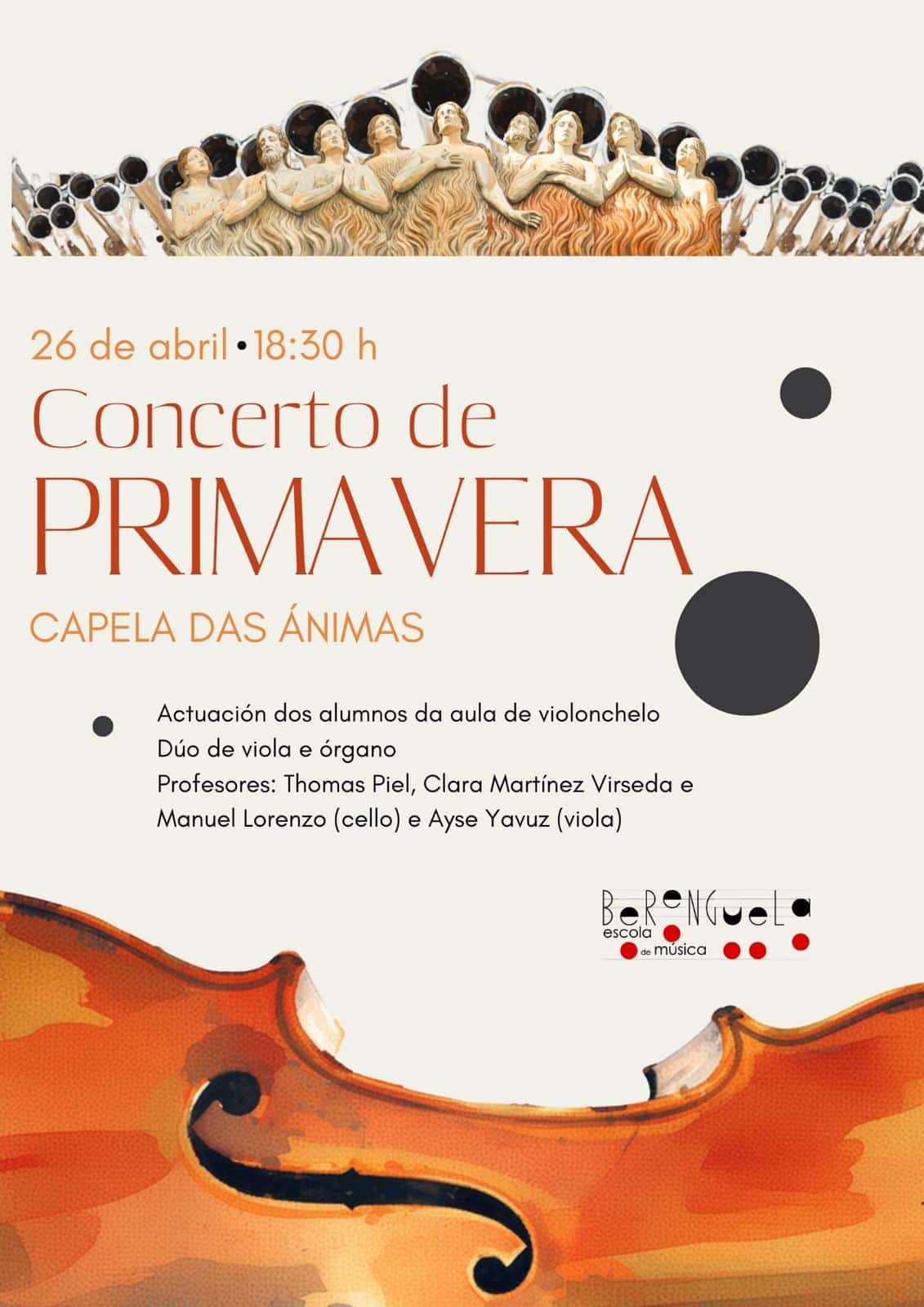 CONCERTO DE PRIMAVERA - CAPELA DAS ÁNIMAS