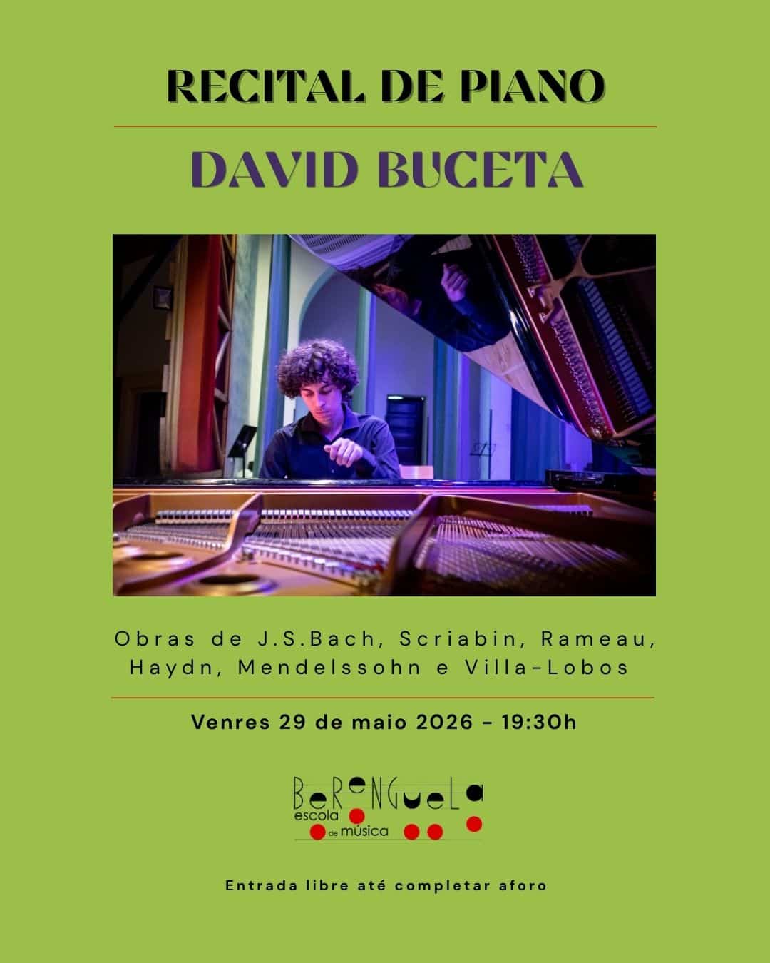 CONCERTO DE PIANO - DAVID BUCETA