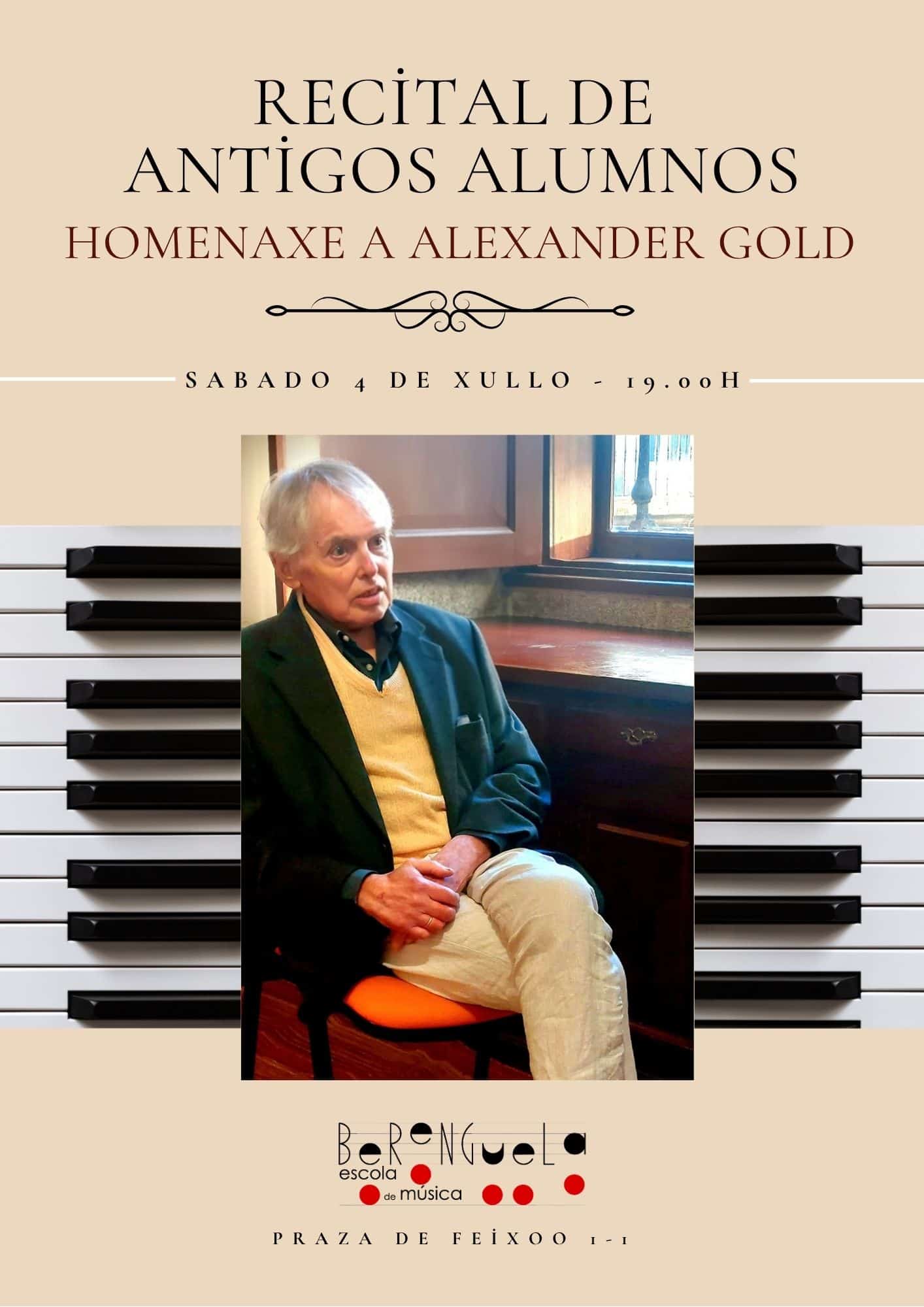 Recital de antigos alumnos - Homenaxe 80 aniversario Alexander Gold