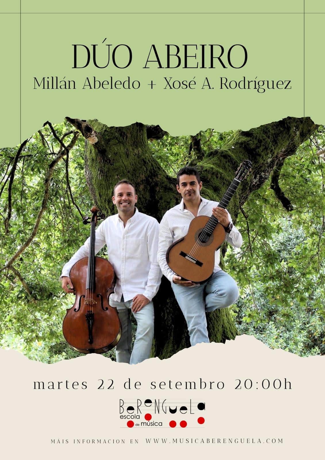 Concerto Dúo Abeiro (guitarra e violonchelo)